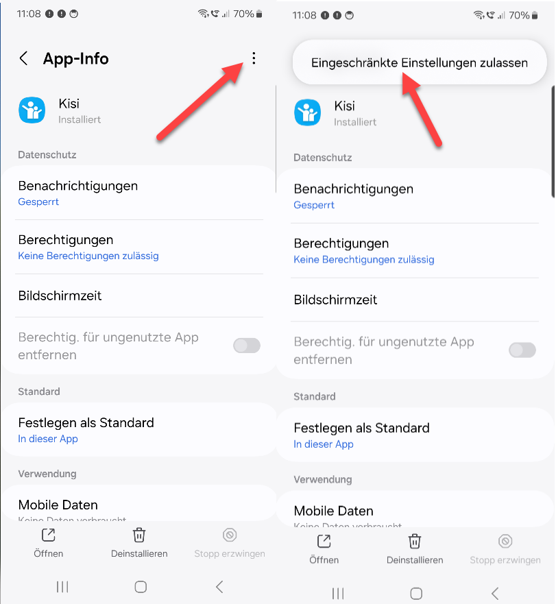android-eingeschraenkte-einstellung-zulassen