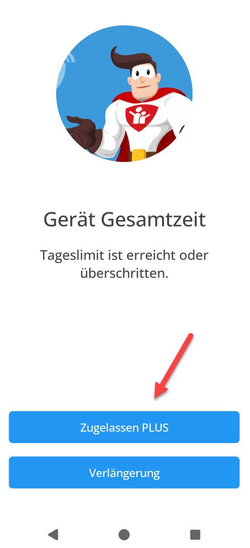 Sperrbildschirm Zugelassen PLUS
