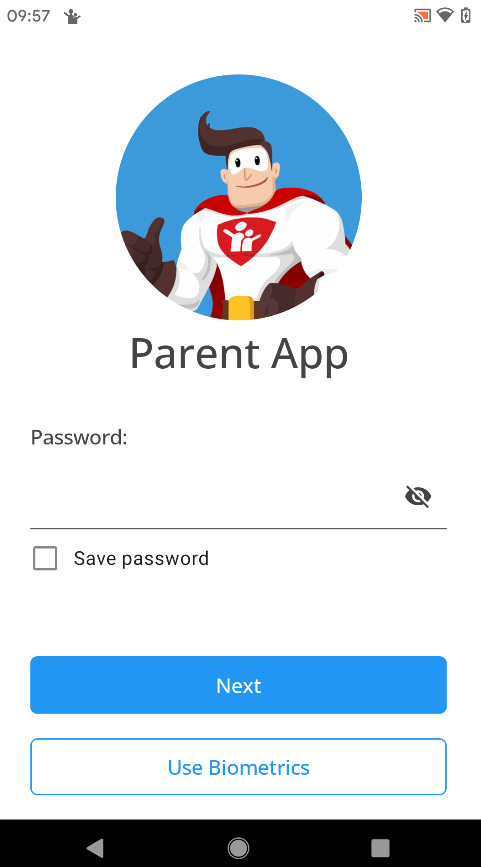 Parent App Login