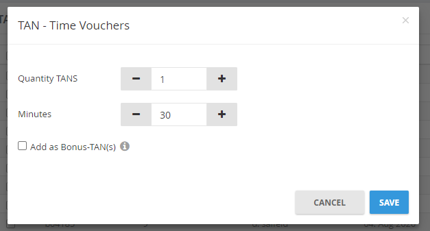 Time code and bonus time code details