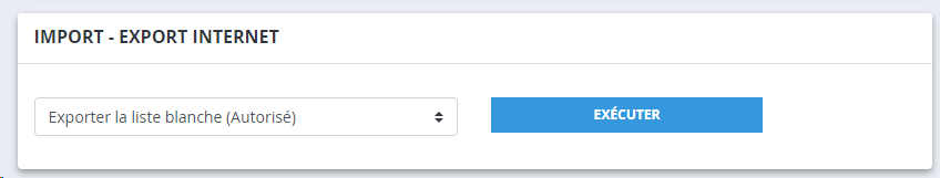 import export internet