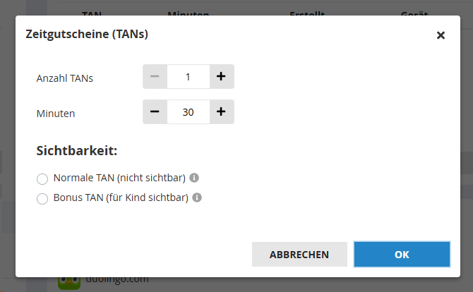 portal-zeitgutschein-tan-erstellen