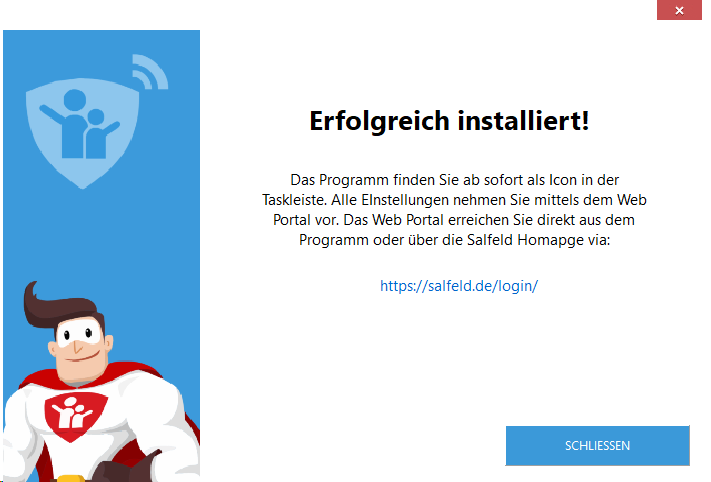 setup-erfolgreich