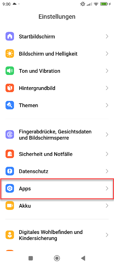 Xiaomi Autostart Einstellungen Teil 1